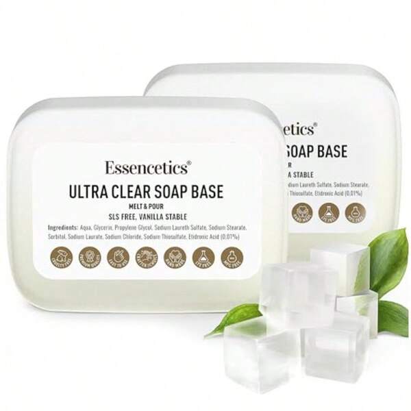 Melt And Pour 5 Lb SLS Free Organic Melt And Pour For S Making - Made From Natural Glycerin - Glicerina Para Hacer Jabones Artesanales Organica