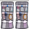 7 Pockets Hanging Mesh Shower Caddy Bag, Quick Drying Waterproof Bathroom Hanging Organizer, Portable Toiletry Storage Bag For Cruise Ship Travel Bathroom Essentials Storage