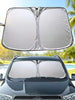 Manual Folding Car Sunshade | Car Window UV Protection – Business Gift, Practical Summer Car Accessory | Effectively Blocks Direct Sunlight, Reduces Interior Temperature. Easy To Fold And Store, Ideal Gift For Friends And Family.